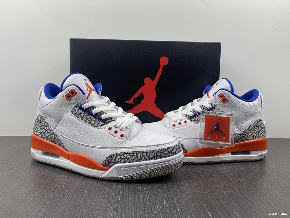 Cheap  Jordan Air 3 136064-148 “Knicks 0522